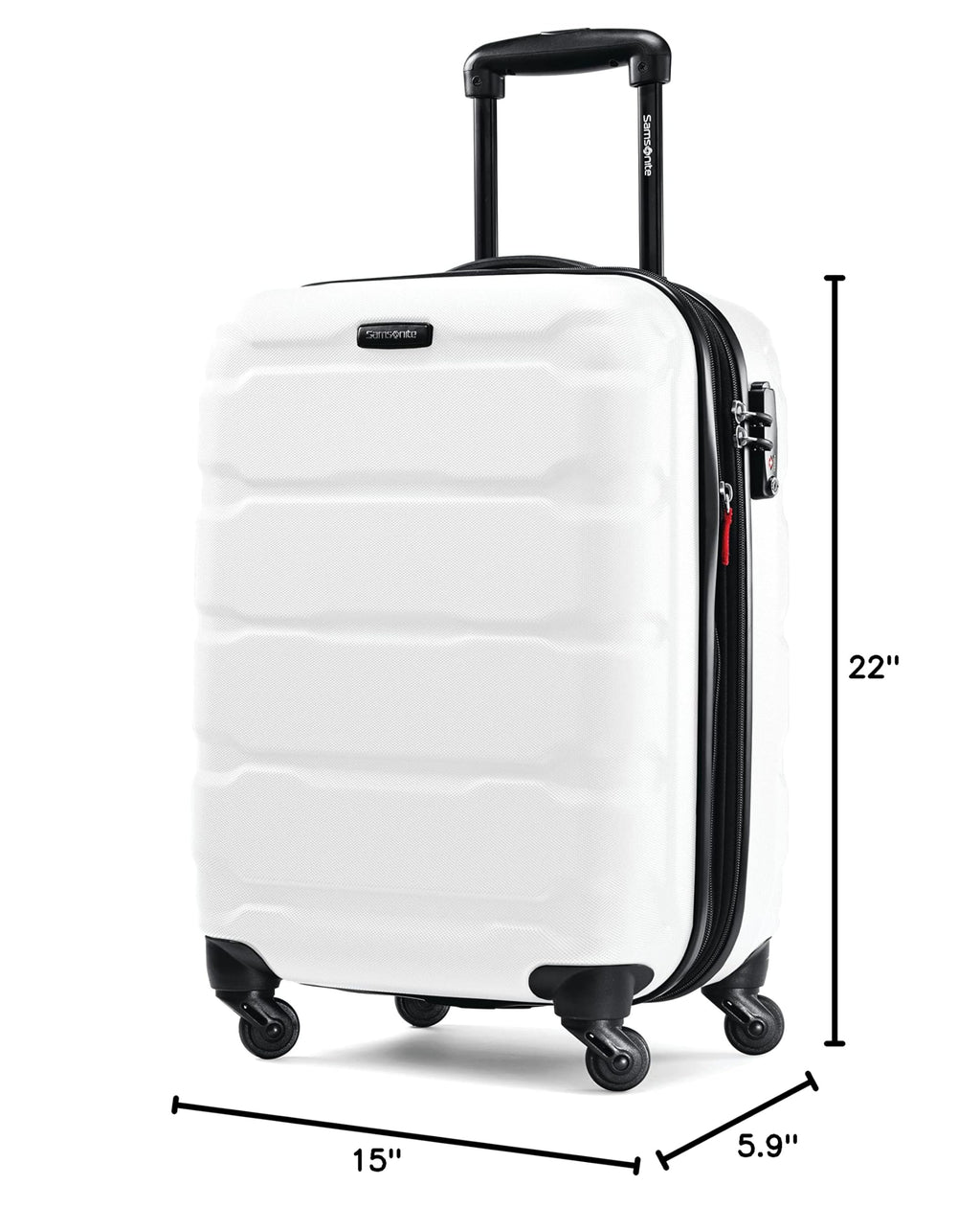Hardside Expandable Spinner Luggage Carry-On 20-Inch White F15005