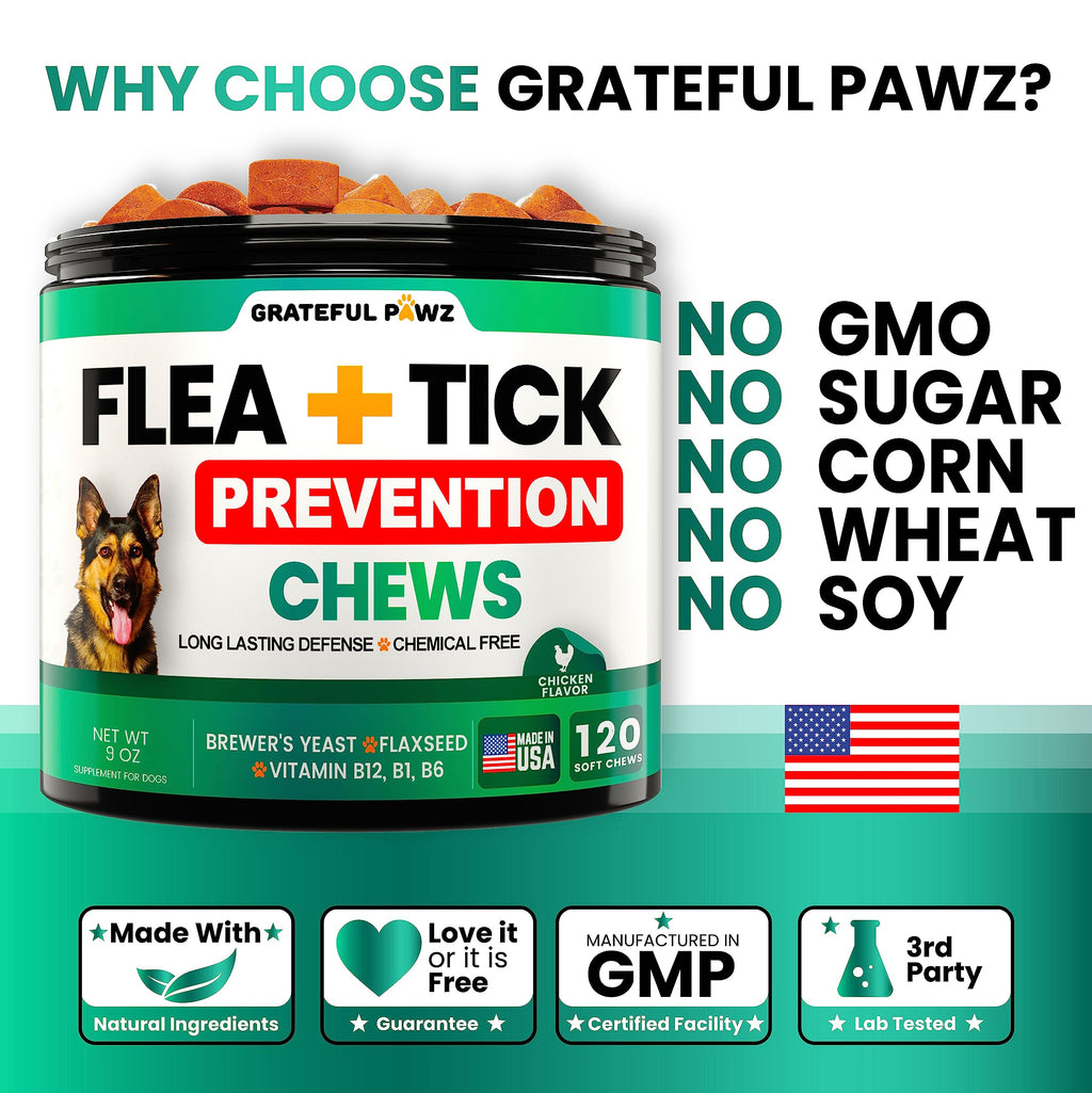 Flea and Tick Prevention for Dogs Chewables H385351