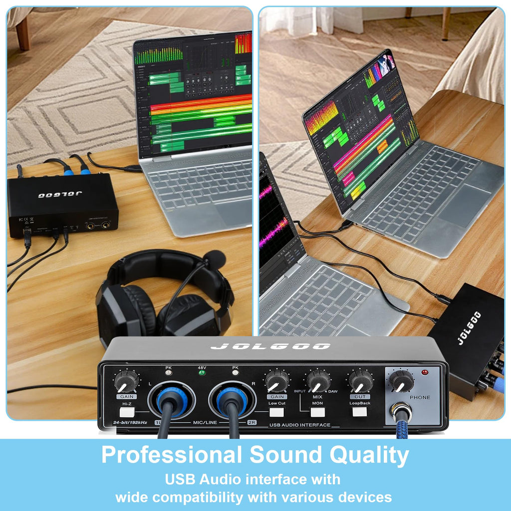 2x2 USB Audio Interface, 24-Bit/192kHz B9614