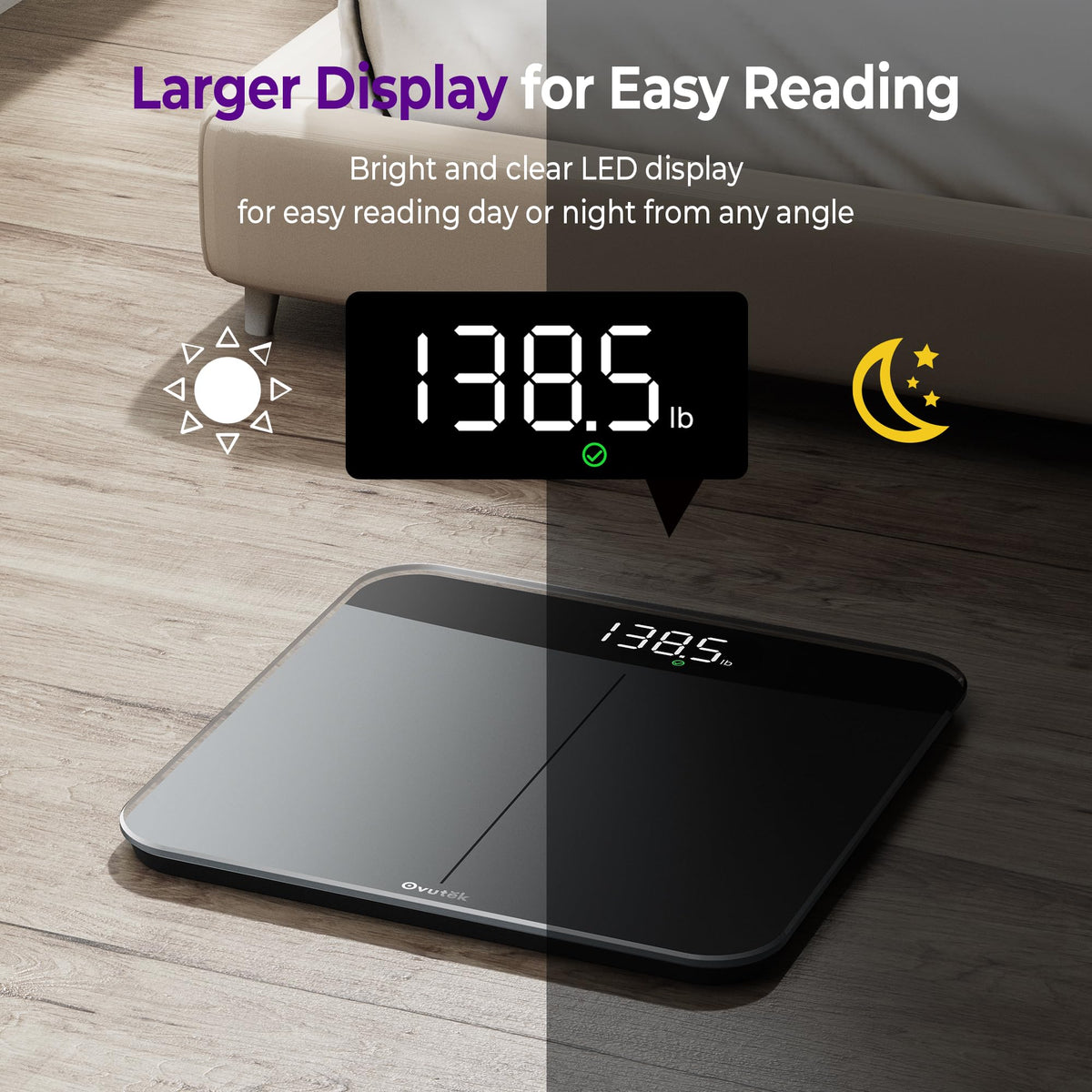 Bathroom Scales Digital Weight 450lb O822554