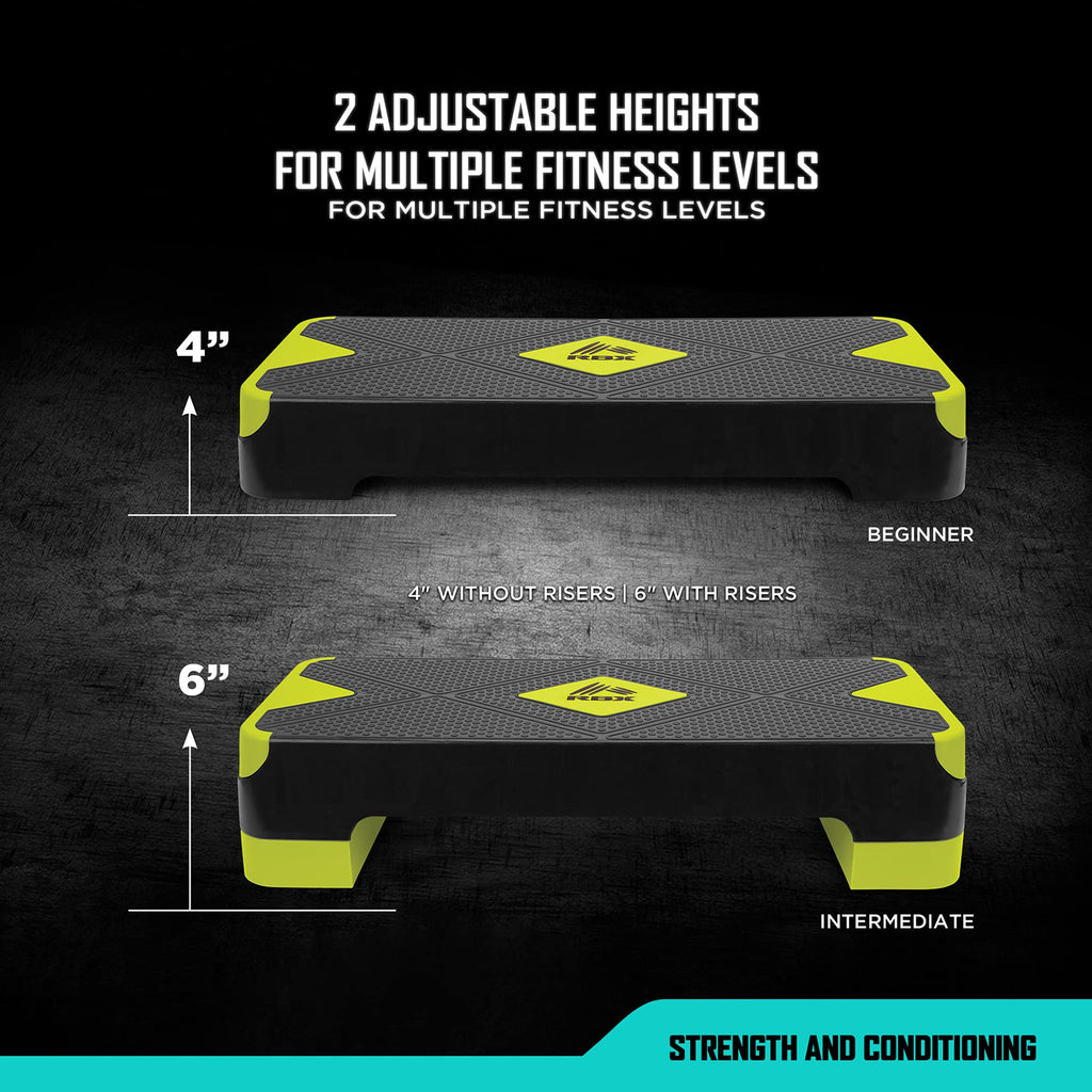 Aerobic Step Platform with Non-Slip Textured Surface D754458
