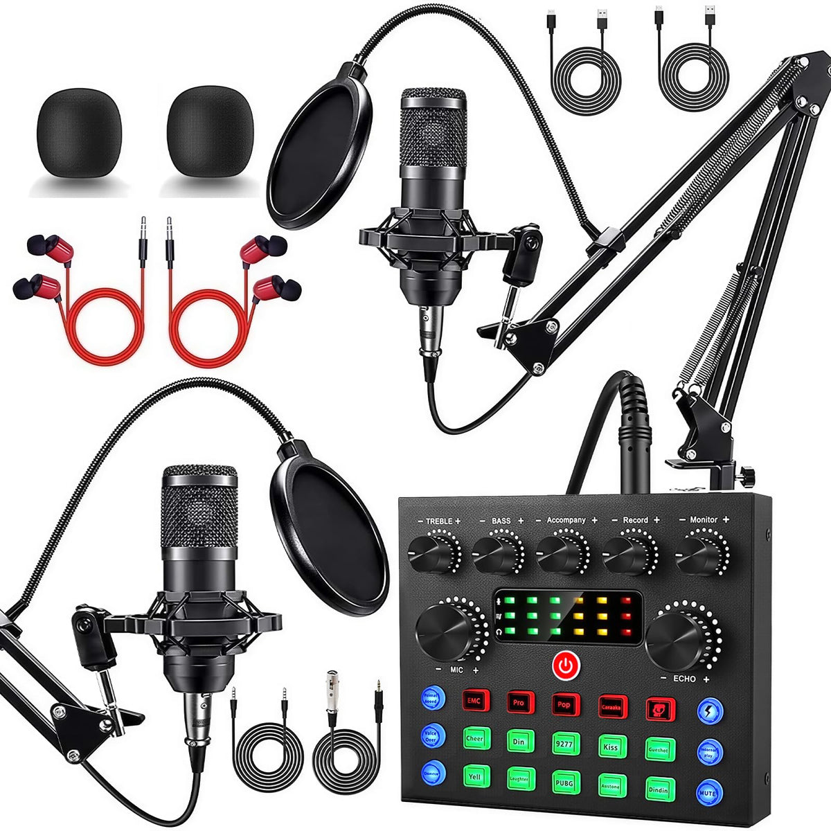 Podcast Equipment Bundle with Voice Changer O445