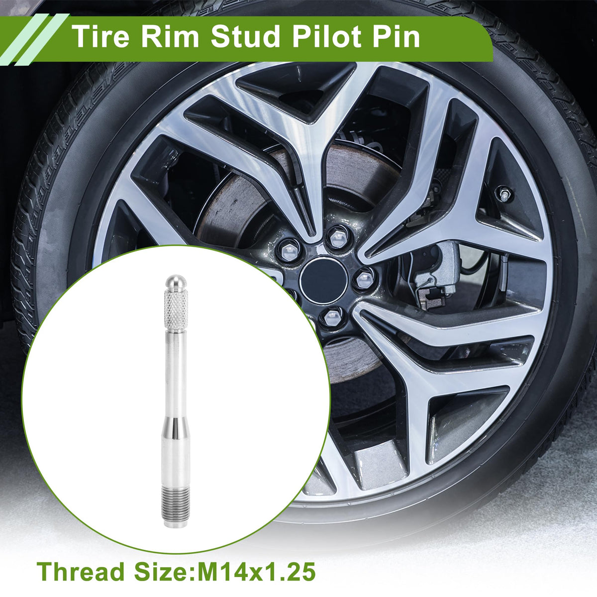 M14x1.25 120mm Stainless Steel Wheel Alignment Pin J962566