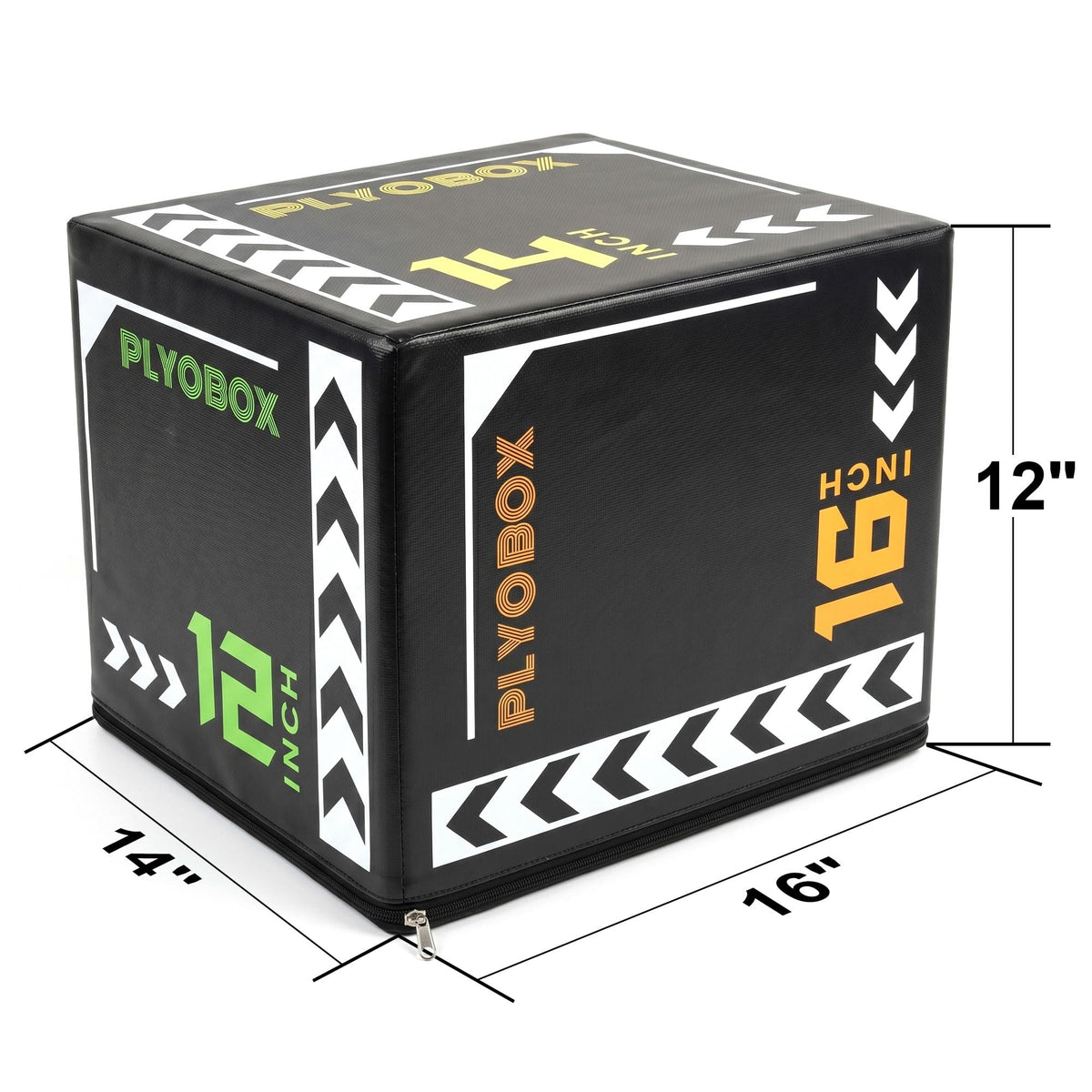 3 in 1 Foam Plyometric Jump Box, 12 14 16 Inch Soft Plyo Box O946187