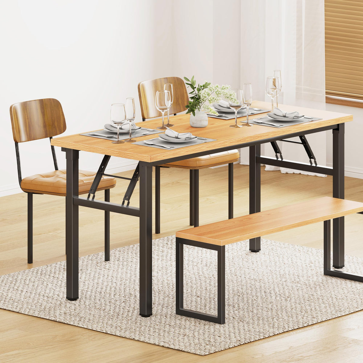 54.3 Inch Folding Computer Desk R43583