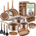 20-Piece Non Stick Induction Cookware Set L9757