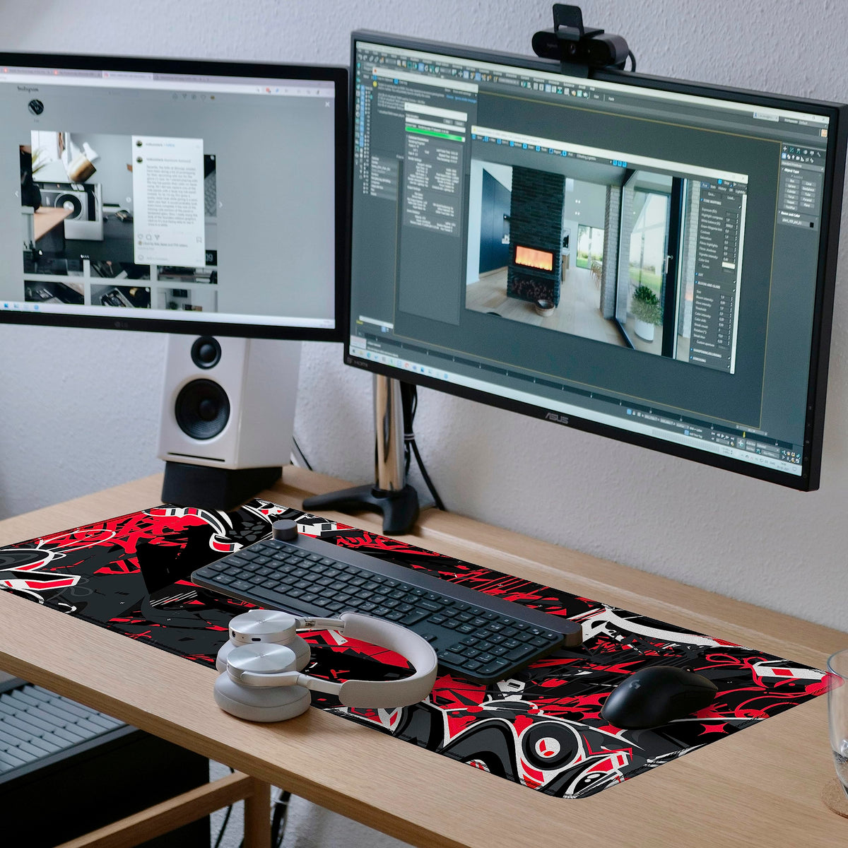 XXL Gaming Mouse Pad Large Desk Mat 31.06" x 11.8" J8680