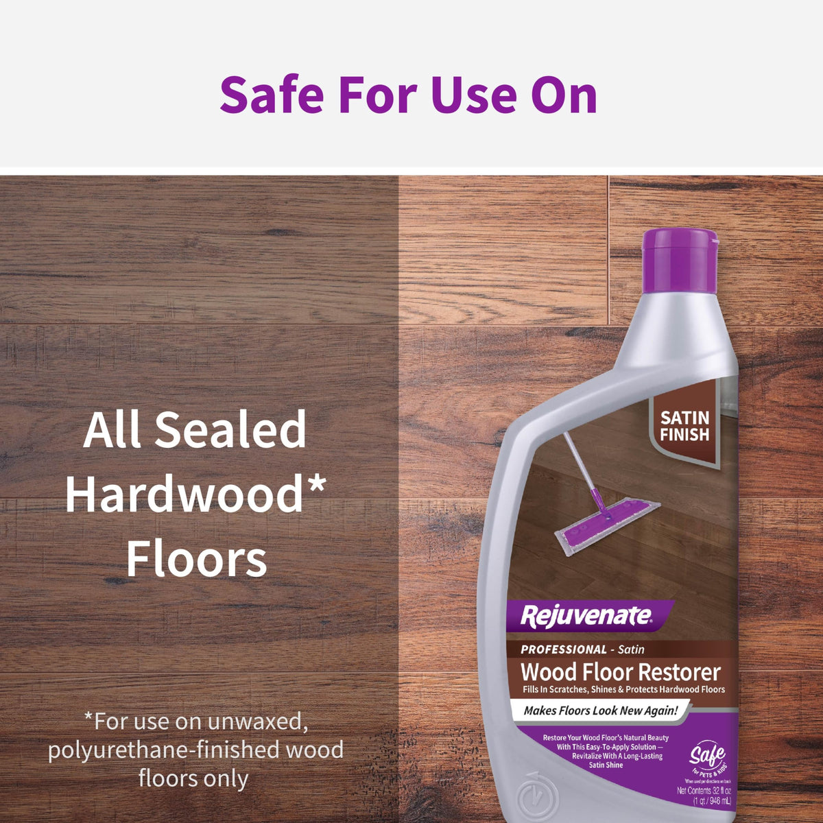 32 Oz Satin Finish Wood Floor Restorer Y585003